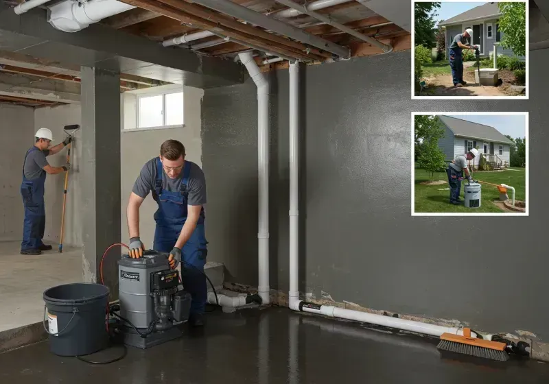 Basement Waterproofing and Flood Prevention process in Pottsboro, TX